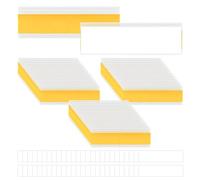 UMCHU 50 pezzi Porta Etichette In Plastica, Etichetta Autoadesiva Striscia, porta etichetta adesivo, per organizzare scaffali, scaffalature, librerie, cassetti, uffici, supermercati, biblioteche