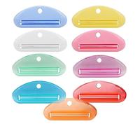UMCHU 9 Pezzi Colore Spremi Dentifricio Manuale,Plastica Spremi Dentifricio,Dentifricio spremi,per Dentifricio,Crema,Tubetto,Cosmetici