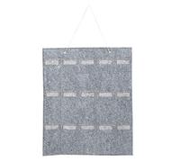 UMDHAIYI Borsa portaoggetti per occhiali da sole in feltro per uso domestico con 15 tasche Borsa per appendere a parete per contenitori per occhiali (Grigio)
