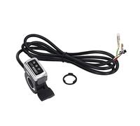 UMDHAIYI for Electric Bike Throttle, Battery Indicator, Multiple Functions, Compatible with 22.3mm Handbar, Durable Handle Grip (simpatia)