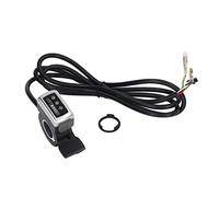 UMDHAIYI for Electric Bike Throttle, Battery Indicator, Multiple Functions, Compatible with 22.3mm Handbar, Durable Handle Grip (60 V)