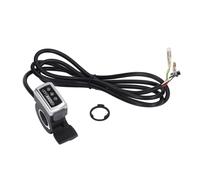 UMDHAIYI for Electric Bike Throttle, Battery Indicator, Multiple Functions, Compatible with 22.3mm Handbar, Durable Handle Grip (24 V)