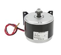 UMDHAIYI Generatore a magnete permanente DC spazzolato ad alta velocità, corpo in lega di alluminio, per bici elettrica fai da te, puleggia in metallo, bobina di rame, 12