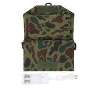 UMDHAIYI Pannello solare pieghevole portatile da 7,2 W con interfaccia USB per la ricarica del telefono (mimetico)