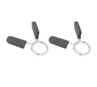 UMDHAIYI per clip per bilanciere, collari in acciaio a molla con presa, design antiscivolo per sollevamento pesi, vestibilità universale per barre standard, resistente per