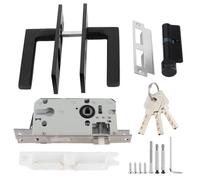 UMDHAIYI per marca, cuscinetto di bloccaggio silenzioso, manopola di bloccaggio interna con rotazione del pollice silenziosa, catenacci reversibili e manopola a leva, maniglia per