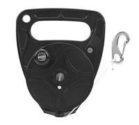 UMDHAIYI Relitto per Immersione Multiuso Bobina per Immersione SMB, Ancora per Kayak con Robusta Linea in Nylon da 83 m, Tappi per Pollice a Scatto per Il Controllo della Linea (Nera)