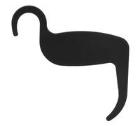 UMDHAIYI Stencil per trucco per zigomi, mento, naso, sopracciglia, impermeabile, durevole, non tossico, delicato sulla pelle, modello viso riutilizzabile per il contouring (Nero)