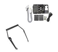 UMDJJU Navigazione Moto Staffa Per NC700D Per NC750D NC 700 D NC 750 D 2014-2020 Moto USB Per Caricabatterie Supporto Per Telefono Cellulare Supporto Per Navigazione(B and 22mm)