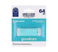 UME3-0640CRR11 Pendrive USB 3.2 64GB R: 60MB/s W: 20MB/s verde menta USB A GO...