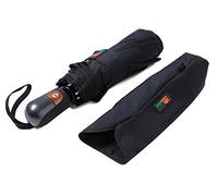 Umenice Automaitc - Ombrello da viaggio antivento, in tessuto 210t, colore: Nero