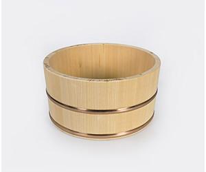 Umezawa Bagno di Legno Giapponese Secchio - Onsen Caddy Doccia in Stile per I Vostri Elementi Essenziali da Bagno in Tempo, Realizzato con Hinoki Legno di Cipresso Resistenti all'Acqua