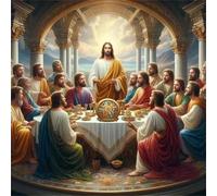 Umfarvt 5D Credente del Palazzo Diamond Painting Kit Completo,diamond painting per Adulti,DIY Round Diamond Art Strass Ricamo a Punto Croce Pittura Diamante Decorazione per della Parete 100x100cm