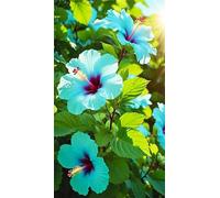 Umfarvt 5D Diamond Art Painting,Green Plants Diamond Painting Kits for Adults,DIY Round Full Drill Canvas Embroidery Cross Stitch,Diamond Arts Crafts Painting Pictures for Home Wall Decor 100x210cm