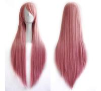 Umi Sonoda Ruka Jabami Yumeko 80cm Nero Bianco Rosso Viola Rosa 19 Colori Parrucche lunghe dritte Parrucca sintetica per capelli + Cappuccio parrucca NO.6