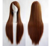 Umi Sonoda Ruka Jabami Yumeko 80cm Nero Bianco Rosso Viola Rosa 19 colori Parrucche lunghe dritte Parrucca sintetica per capelli Cosplay + Cappuccio per parrucca NO.19