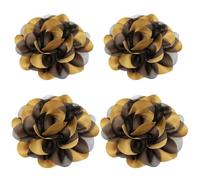 Umibow 4 fermagli per capelli a forma di rosa, stile messicano, con fiori, forcine per capelli e ballerini di flamenco, cappelli per feste da tè, accessori per donne (oro)