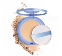 umida e secca opaca, Controllo della lucentezza, Cosmetico viso compatto waterproof con finitura robusta, Piattaforma di bellezza dal design compatto, fissante chiarificante legge