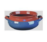 Umidera tonda in Terracotta Smaltata Ø22xh11 cm - lt 3,5 peso 1,8 kg No Piombo no Cadmio linea cobalto Colore blu blu