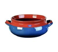 Umidiera tonda con coperchio Vulcania terracotta smaltata B1UR2