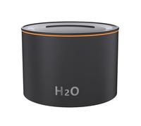 Umidificatore a fiamma colorata sfumata, diffusore di oli essenziali da 160 ml, per camera da letto e spazi relax (nero)