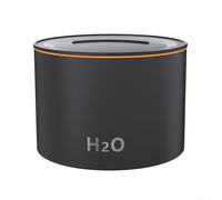 Umidificatore a fiamma simulata, diffusore di oli essenziali da 160 ml, migliora l'atmosfera e favorisce il rilassamento (nero)