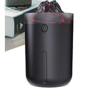 Umidificatore a fiamma vulcanica, 330 ml, 7 colori, grande capacità, diffusore silenzioso, umidificatore vulcanico portatile, per camera da letto, studi di yoga, area di lavoro, casa, auto, familiari