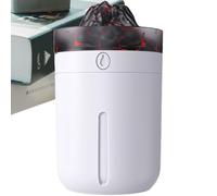 Umidificatore a fiamma vulcanica, diffusore silenzioso, serbatoio da 330 ml, 7 colori, grande capacità, umidificatore portatile a vapore freddo, per camera da , di yoga, area di lavoro