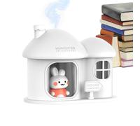 Umidificatore a forma di coniglio, umidificatore con capacità 300 ml, diffusore di luce che cambia colore, umidificatore portatile decorativo 13 x 10,2 x 8,3 cm per interni, soggiorno, camera da