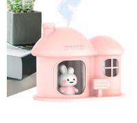 Umidificatore a forma di coniglio, umidificatore con capacità 300 ml, diffusore di luce che cambia colore, umidificatore portatile decorativo 13 x 10,2 x 8,3 cm per interni, soggiorno, camera da