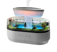 Umidificatore a Goccia di Pioggia Diffusore per Aromaterapia a Nuvolas di Pioggia - Umidificatore a Pioggia per Micros Paesaggi con 7 Colori, Simulazione di Gocce di Pioggia Naturali, per Relax, Sonno