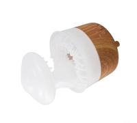 Umidificatore a luce notturna a 7 colori con diffusore di aromi e effetto goccia di pioggia, per alleviare lo stress e idratare l'aria (bianco)