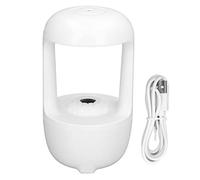 Umidificatore a nebbia 500ml Umidificatore da tavolo antigravità con ricarica USB per gocce d'acqua per ufficio domestico ABS bianco