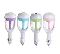 Umidificatore a vapore per auto, Mini purificatore d'aria da 12 V, Mini umidificatore portatile per aromaterapia Diffusore d'aria Deodorante per auto (Verde)