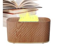 Umidificatore - ABS PP 15,3x7,0x7,9 Cm | Diffusore Di Olio Di Fiamma A 7 Colori | Diffusore Ďi Fragranze 2 Modalità Đi Spruzzo Decorazione Del Desktop - Per Soggiorno E Camera Da, Ufficio