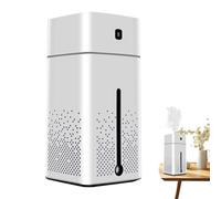Umidificatore ad ultrasuoni silenzioso, umidificatore a vapore freddo ad ultrasuoni, umidificatore d'aria silenzioso per ambienti grandi con serbatoio d'acqua da 1 l per grandi stanze, soggiorno