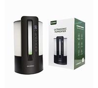 Umidificatore Ambiente ad Ultrasuoni, Nero, 4L, 4 Livelli di Diffusione, Funzione di Umidità Costante, Luce Notturna, Certificato CE e RoHS