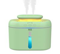 Umidificatore Ambiente Bambini, 2L Umidificatore Camera da Letto, 20 dB Silenziosi Umidificatore per Camerette, Piante e Uffici, con Timer di Spegnimento Automatico e Funzione Luce Notturna (Verde)