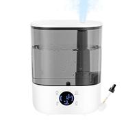 Umidificatore Ambiente Bambini 5.5L, GuKKK Diffusore di Oli Essenziali Casa Mist 28dB Silenzioso Top-Fill Umidificatore Ambiente Grande per Camera da Letto, Piante, Neonato,Spegnimento Automatico