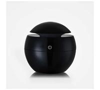 Umidificatore Ambiente Mini umidificatore d'aria USB Diffusore 'aroma ad ultrasuoni Grano di legno 7 PORTATO Diffusore di olio essenziale leggero for l'aromaterapia domestica Umidificatore(Size:Noir)