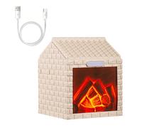 Umidificatore Ambiente, Umidificatori Silenzioso a Nebbia di Carbone con Due Modalità, Diffusore con Luce Notturna, per Ufficio, Camera da Letto, Desktop, Cameretta Bambino, Auto
