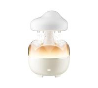 Umidificatore antipioggia Goccia d'acqua, Umidificatore con nuvole di pioggia, Umidificatore creativo per forno a funghi, arredamento della stanza, diffusore di nuvole di pioggia con telecomando, 7