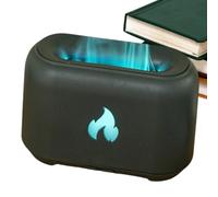 Umidificatore Aroma Flame - di profumo da 150 ml e creatore di fredda con 7 colori di luce | Umidificatore silenzioso alimentato tramite USB per camera da letto, ufficio, auto, casa,