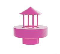 Umidificatore artificiale a forma di roccia per aggiungere nebbia atmosferica a paesaggi interni, spa, sale di meditazione e disegni di pareti d'acqua (rosa)