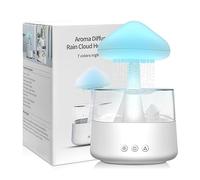 Umidificatore Cloud Rain da 450 ml, umidificatore a nuvola di pioggia 7 colori, diffusore di oli essenziali con luci LED, Nuvola luce notturna per camera dei bambini, camera da letto, casa, ufficio