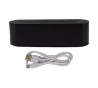 Umidificatore con diffusore d'aria a fiamma simulata Diffusore d'aria con fuoco a 7 colori per camera da letto, casa, ufficio, yoga (Nera)