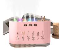 Umidificatore con luce LED, umidificatori per camera da , RGB Color Changing Air Purifier & Oil Diffuser for Home, Nursery, Room & Car, Quiet, Portatile, Soothing