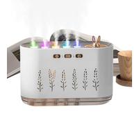 Umidificatore con luce LED, umidificatori per camera da , RGB Color Changing Air Purifier & Oil Diffuser for Home, Nursery, Room & Car, Quiet, Portatile, Soothing