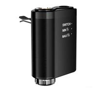 Umidificatore con ventola in lega DC5 V 1 W con clip in alluminio per auto elettrica a led per olio aromatico profumo auto on/off nebbia regolabile sensore intensità diffusore corpo nero/rosso/blu