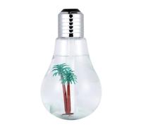 Umidificatore creativo a forma di lampadina, mini umidificatore da scrivania per camera da letto con grande nebbia fine, piccolo idratante con luce ambientale, funzionamento silenzioso per casa e